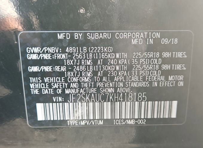 Used 2019 Subaru Forester Limited w/ Popular Package #3 image 18