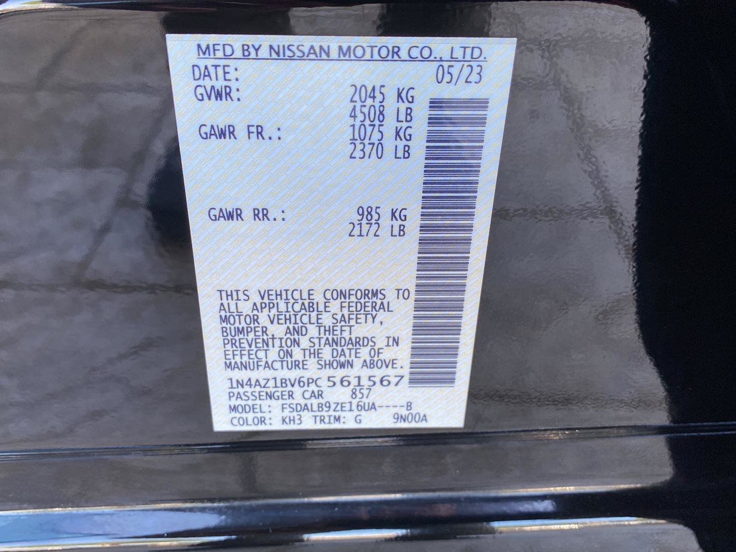 Certified 2023 Nissan Leaf S FWD image 12