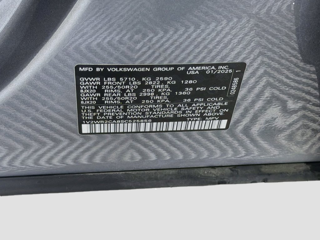 Used 2025 Volkswagen Atlas SE FWD image 33