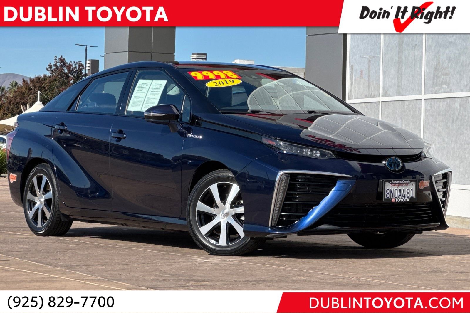 Certified 2019 Toyota Mirai image 1