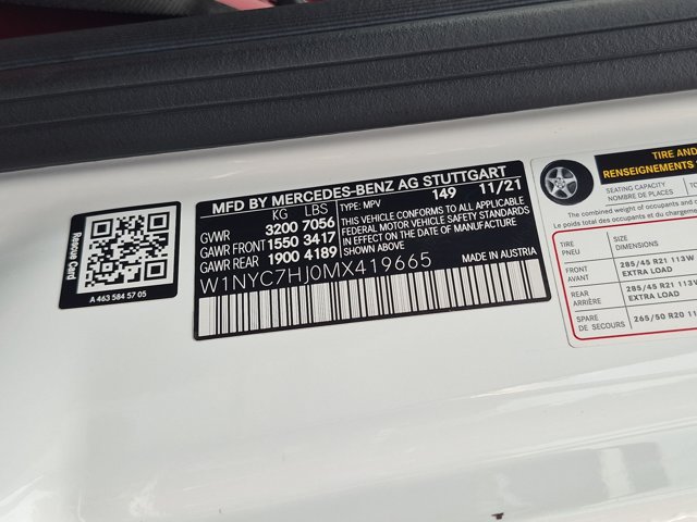 Certified 2021 Mercedes-Benz G 63 AMG 4MATIC image 26