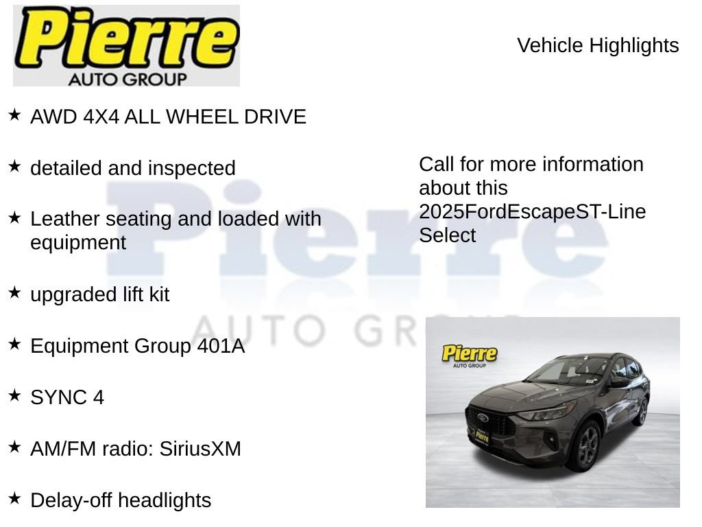 Used 2025 Ford Escape ST-Line Select AWD/4WD image 7