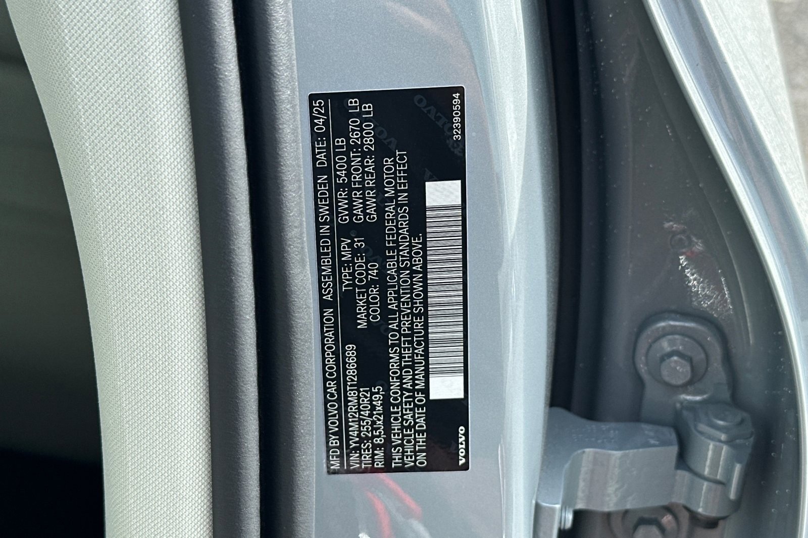 New 2026 Volvo XC60 B5 Ultra w/ Protection Package Premier image 27