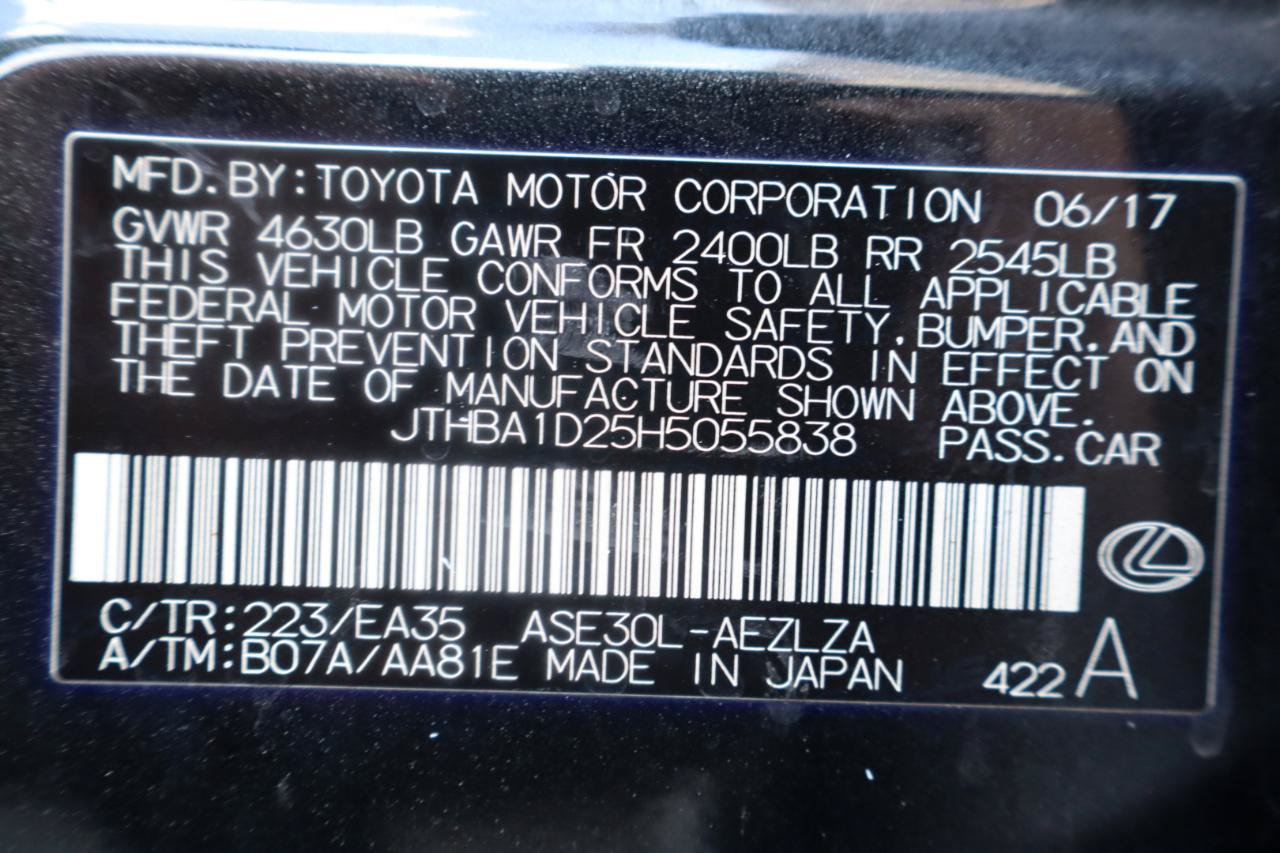 Used 2017 Lexus IS 200t F Sport w/ F Sport Package RWD image 33