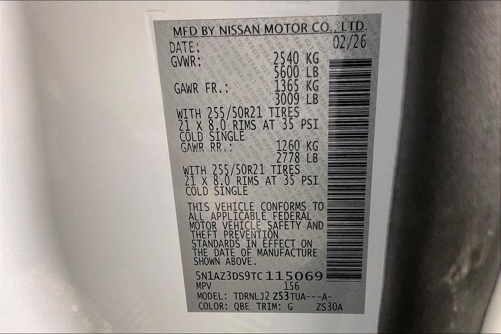 New 2026 Nissan Murano Platinum w/ Cargo Package image 27