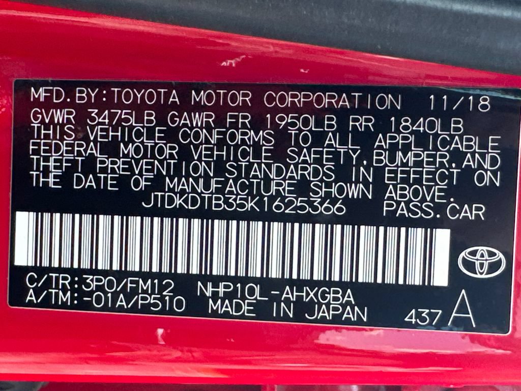 Used 2019 Toyota Prius C FWD image 30