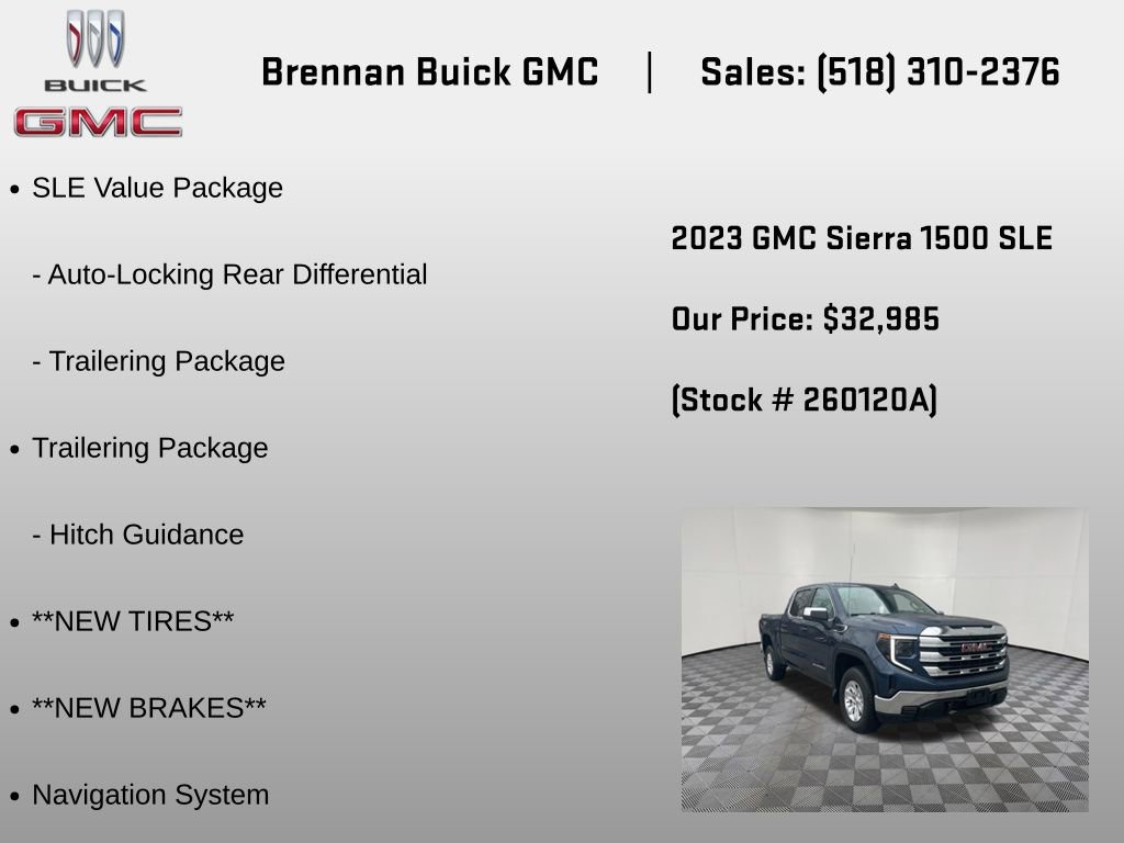 Certified 2023 GMC Sierra 1500 SLE AWD/4WD image 12