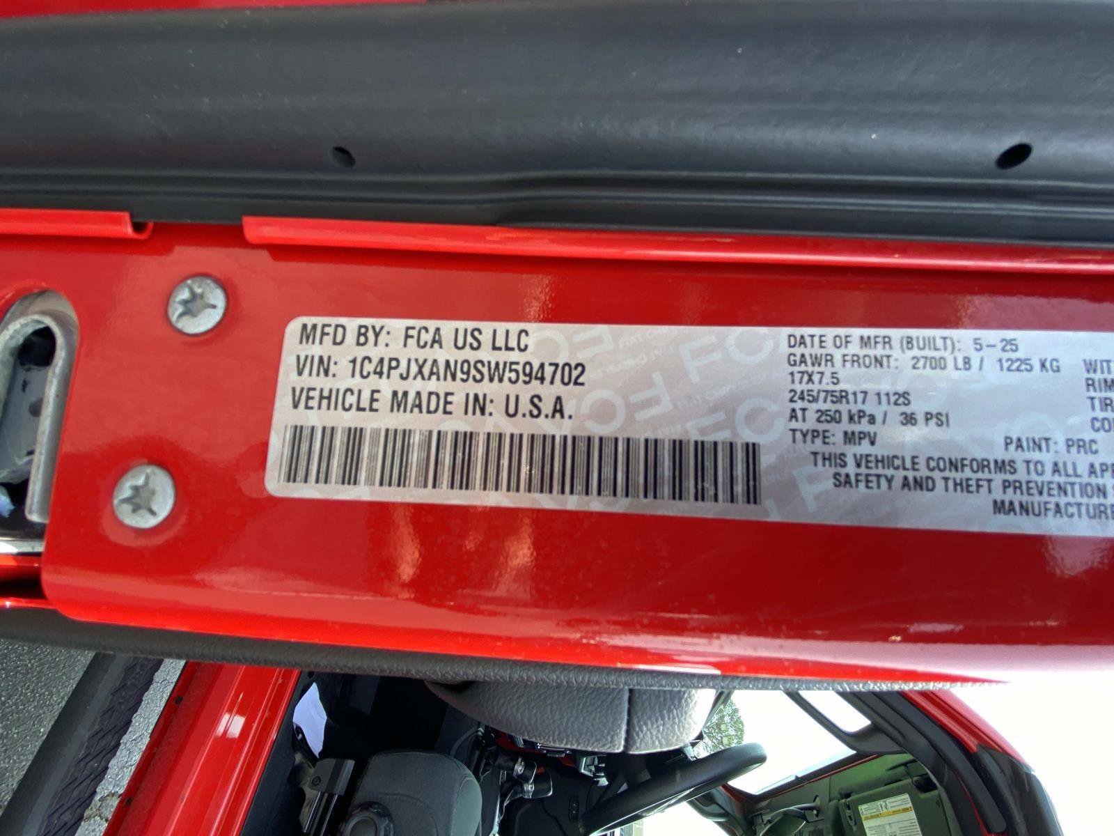 Certified 2025 Jeep Wrangler Sport image 22