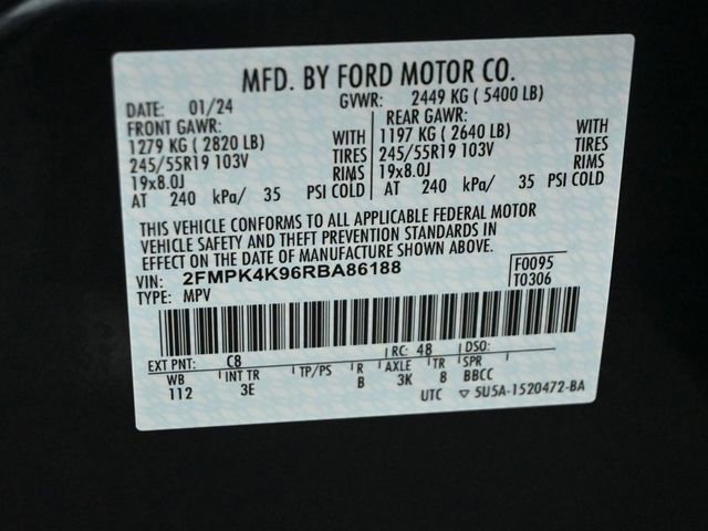 Certified 2024 Ford Edge Titanium AWD/4WD image 36
