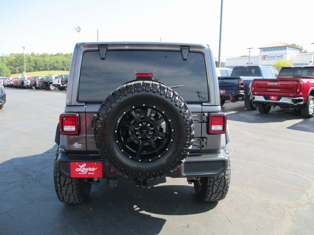 Used 2021 Jeep Wrangler Unlimited Sahara w/ Uconnect 4C Nav & Sound Group image 4