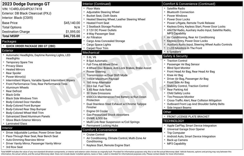 Used 2023 Dodge Durango GT image 39