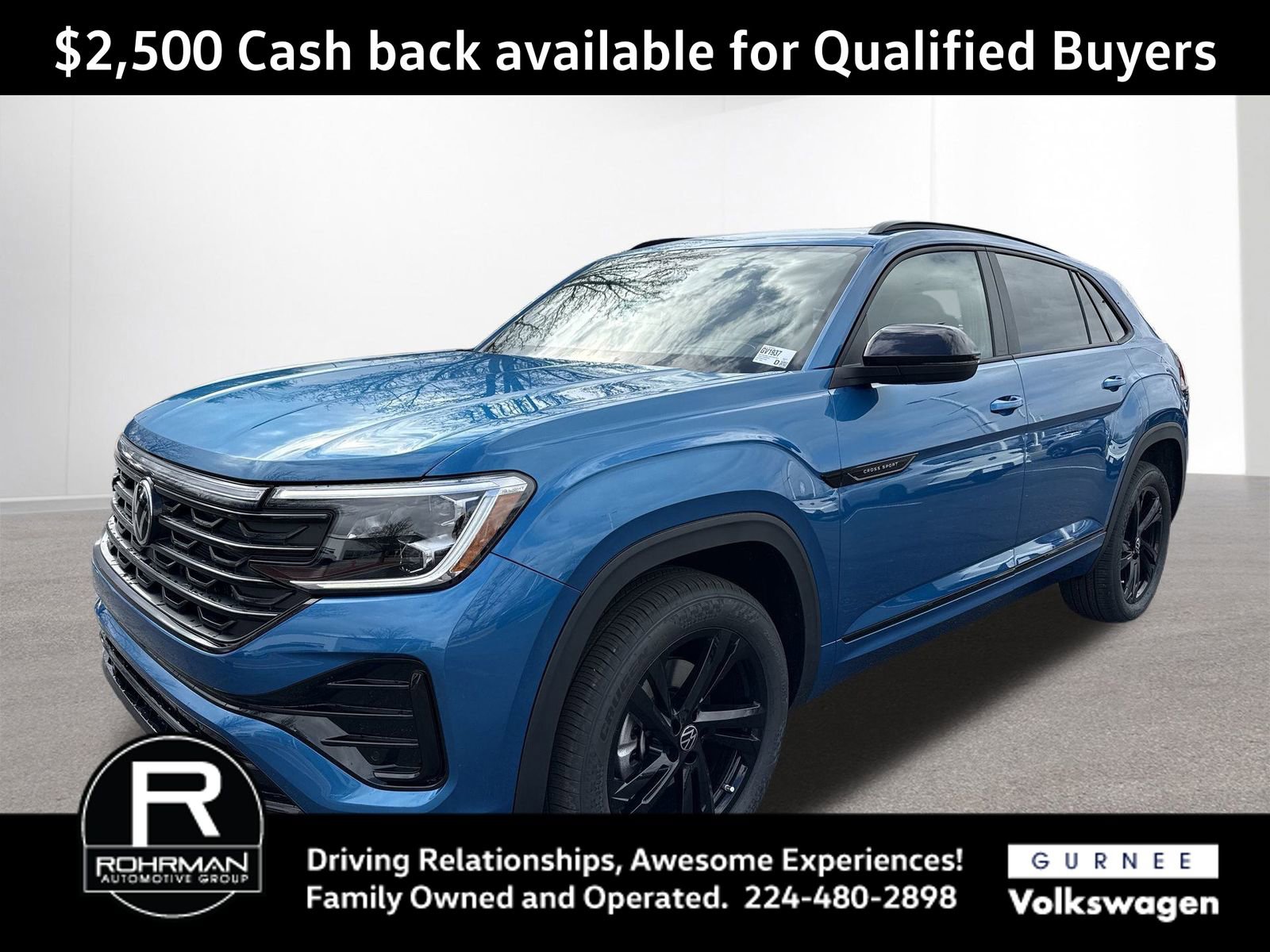 New 2025 Volkswagen Atlas Cross Sport SEL R-Line image 1