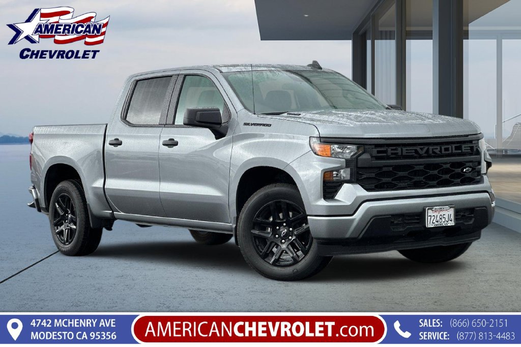 Used 2026 Chevrolet Silverado 1500 Custom w/ LPO, Dark Essentials Package RWD image 1