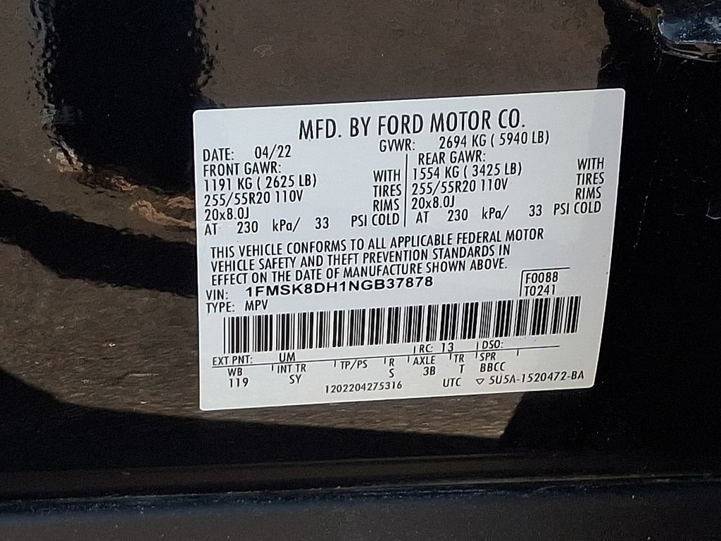 Used 2022 Ford Explorer XLT w/ Equipment Group 202A AWD/4WD image 27