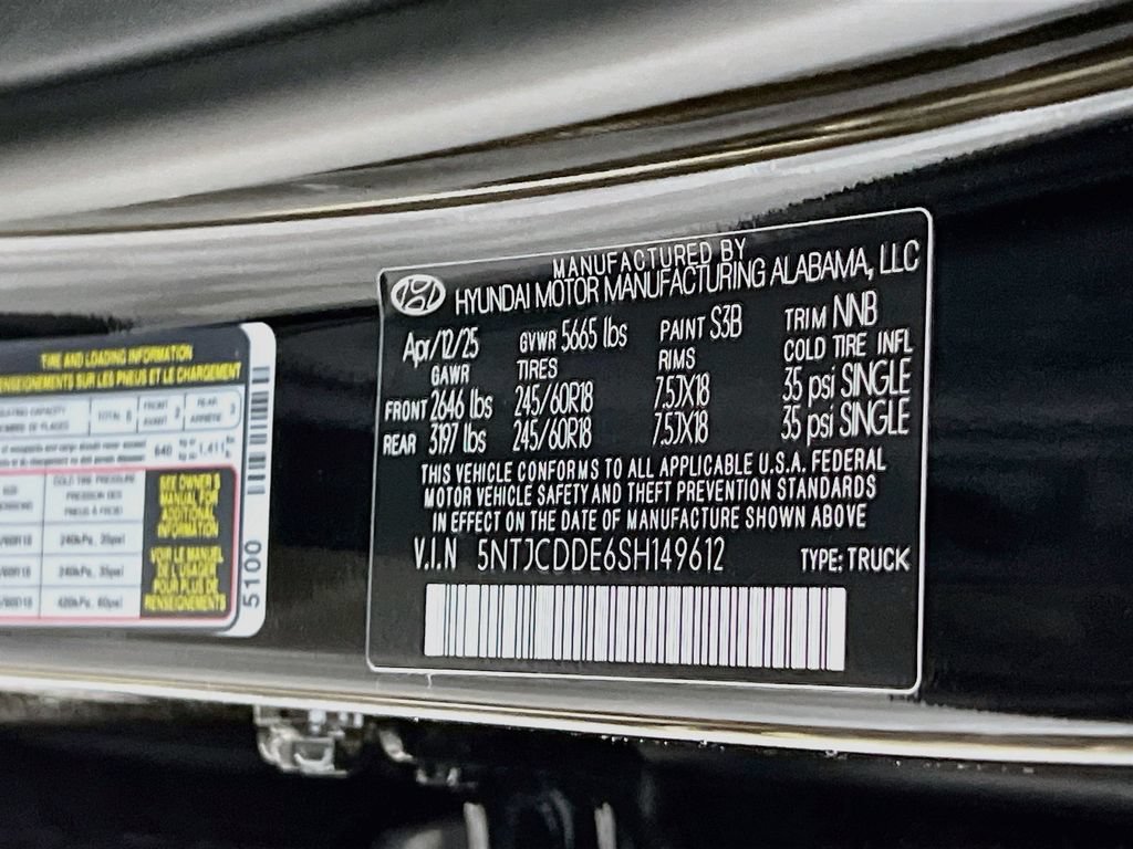 Certified 2025 Hyundai Santa Cruz SEL AWD/4WD image 27