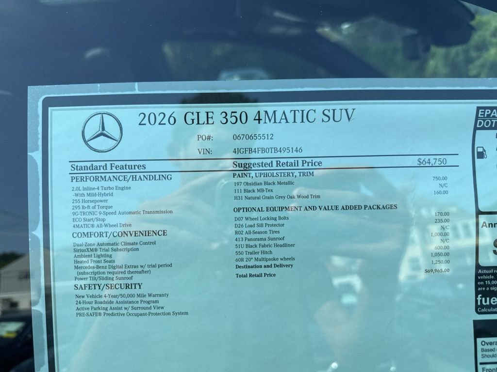 New 2026 Mercedes-Benz GLE 350 4MATIC image 9