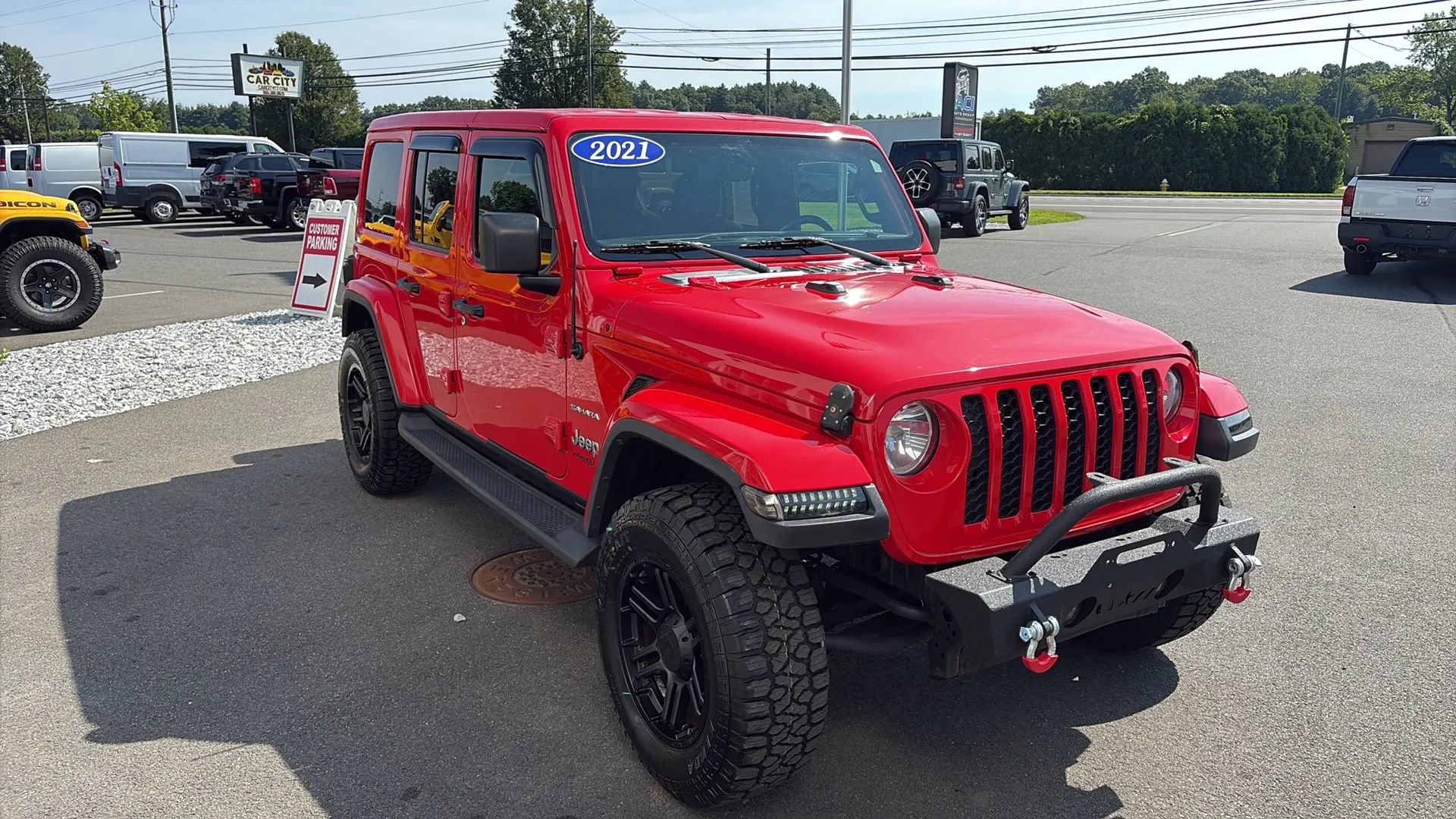 Used 2021 Jeep Wrangler Unlimited Sahara w/ Uconnect 4C Nav & Sound Group AWD/4WD image 11