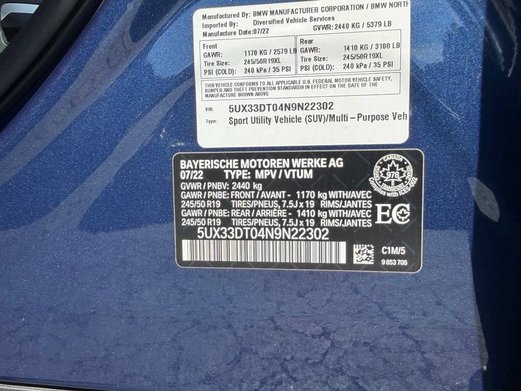 Used 2022 BMW X4 xDrive30i AWD/4WD image 32