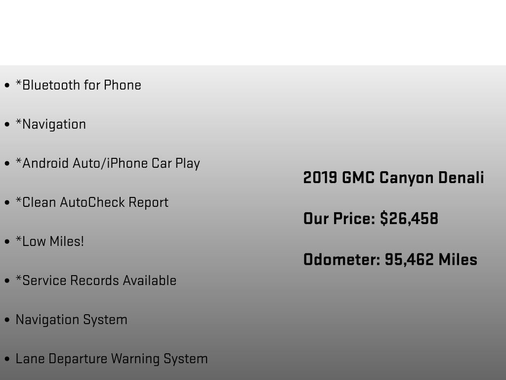 Used 2019 GMC Canyon Denali AWD/4WD image 24
