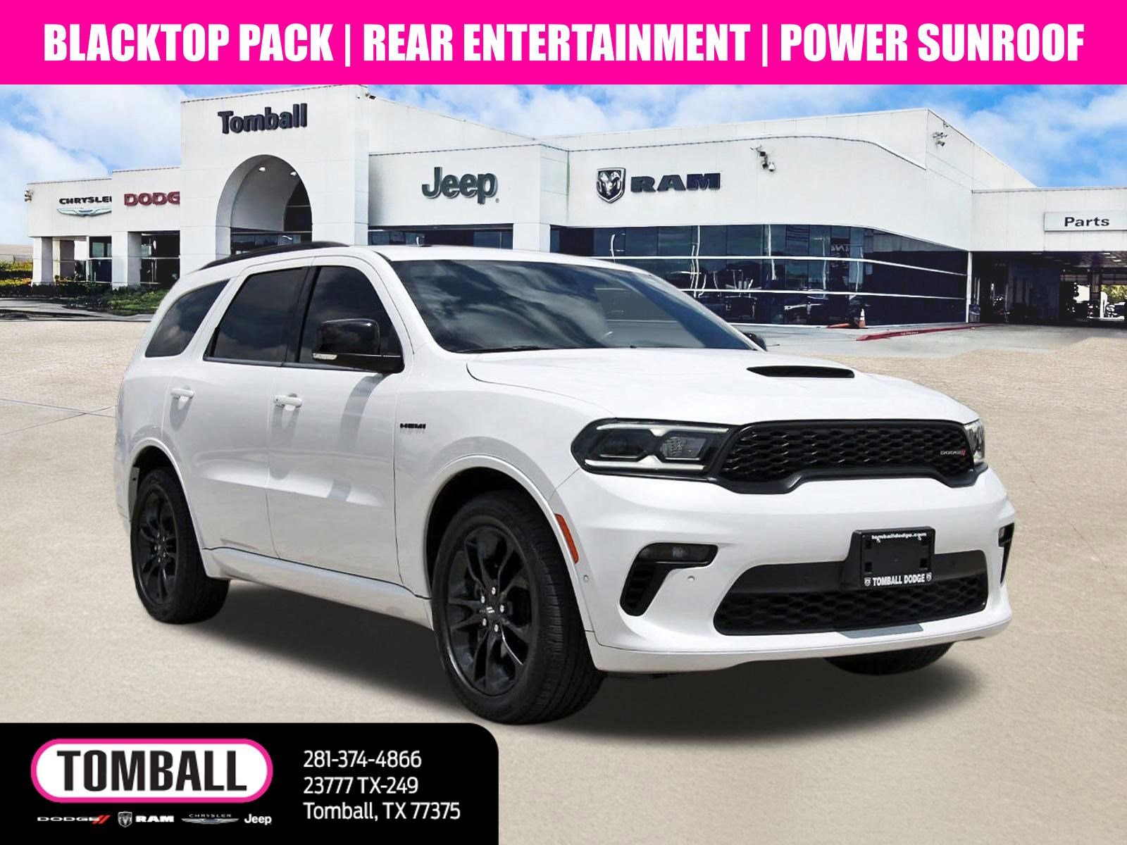 Used 2021 Dodge Durango R/T w/ Blacktop Package RWD image 1