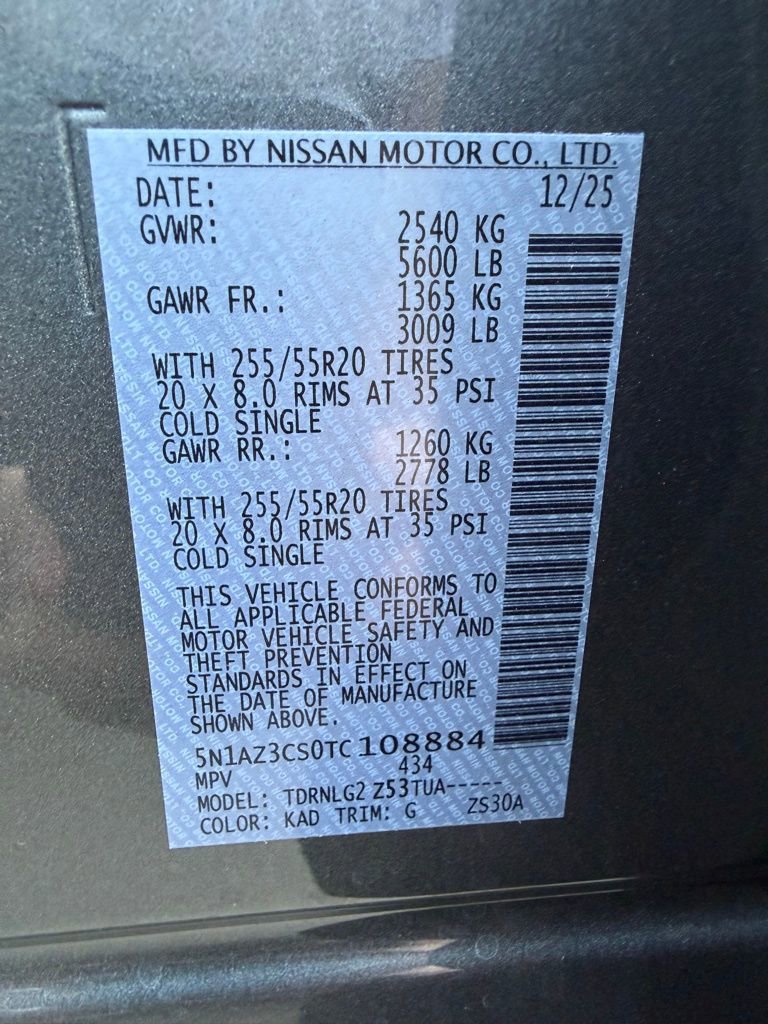 New 2026 Nissan Murano SL image 34