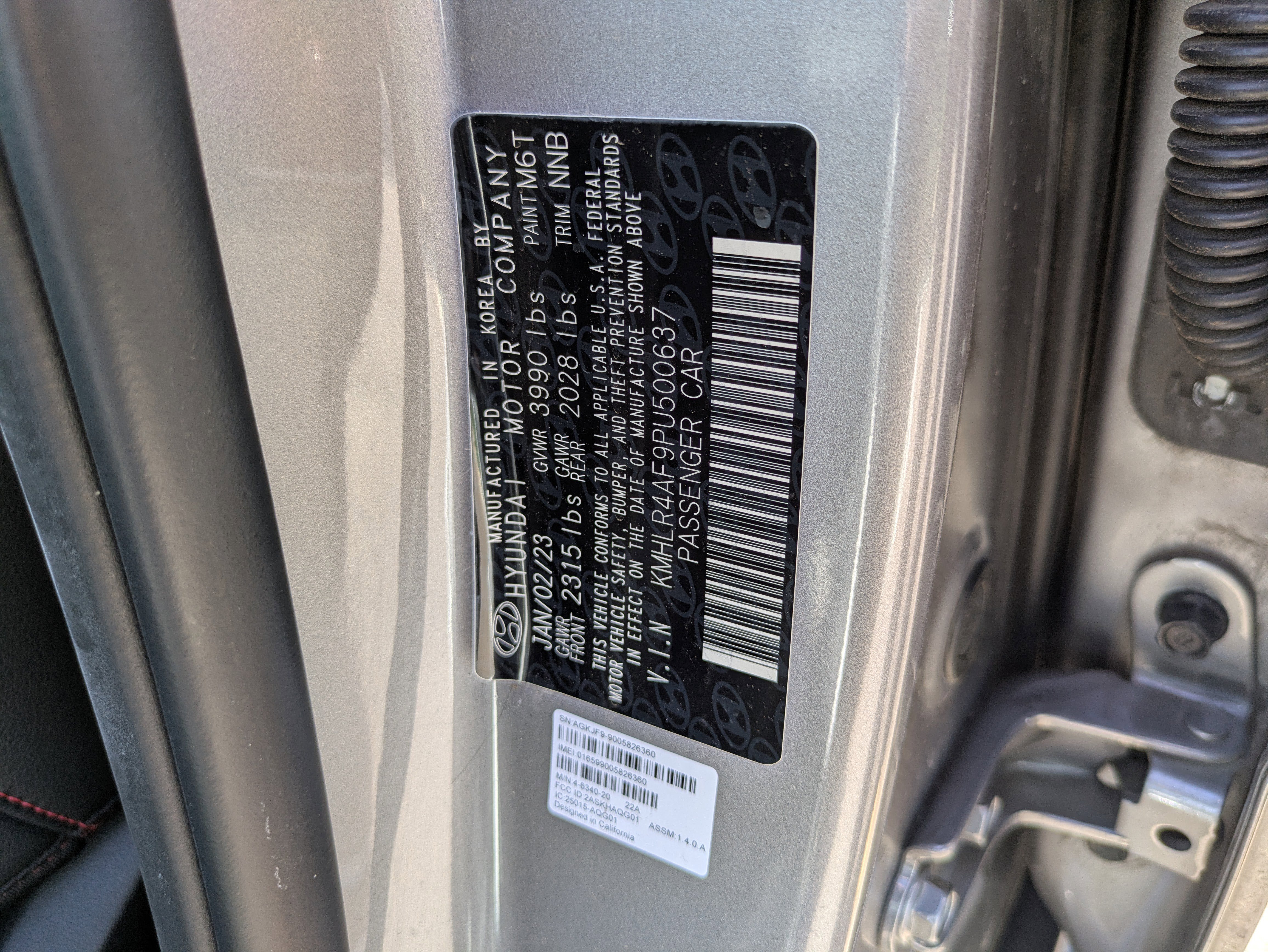 Certified 2023 Hyundai Elantra N Line w/ Cargo Package image 34