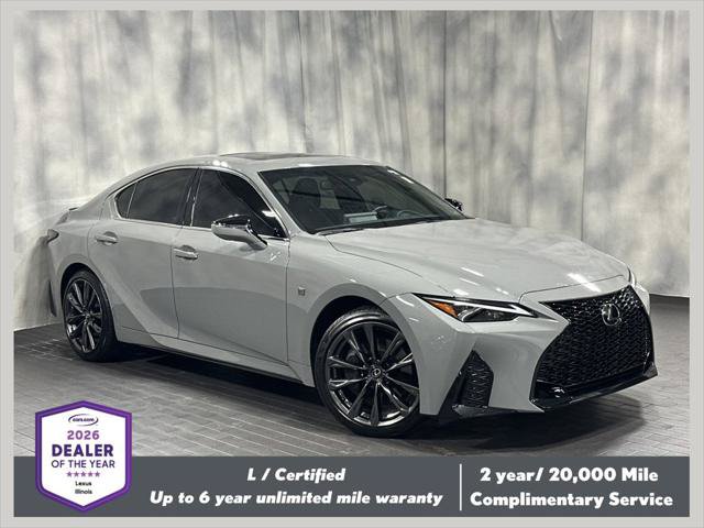 Certified 2025 Lexus IS 350 F Sport w/ Navigation Package AWD/4WD image 1