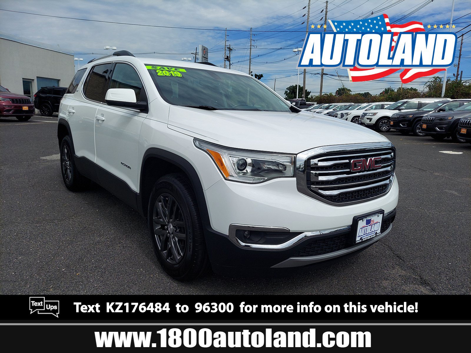 Used 2019 GMC Acadia SLT w/ LPO, Floor Liner Package FWD image 1
