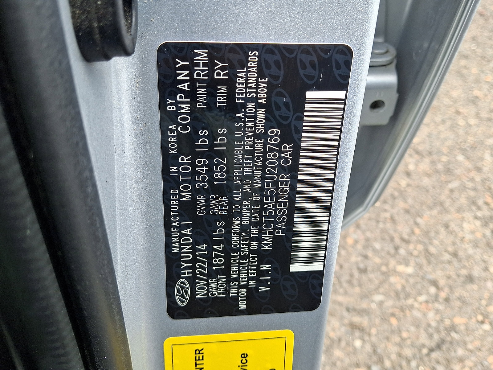Used 2015 Hyundai Accent GS FWD image 27
