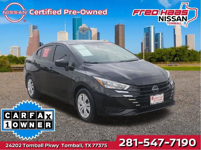 Certified 2025 Nissan Versa S w/ Trunk Package FWD 360° Tour