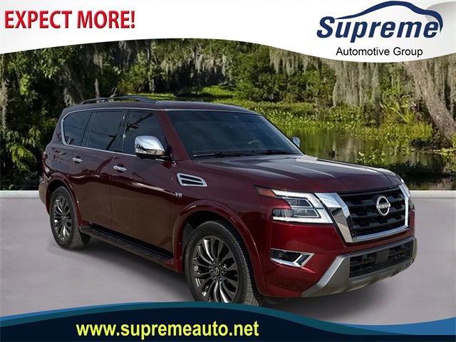 Used 2022 Nissan Armada Platinum w/ Captain's Chairs Package