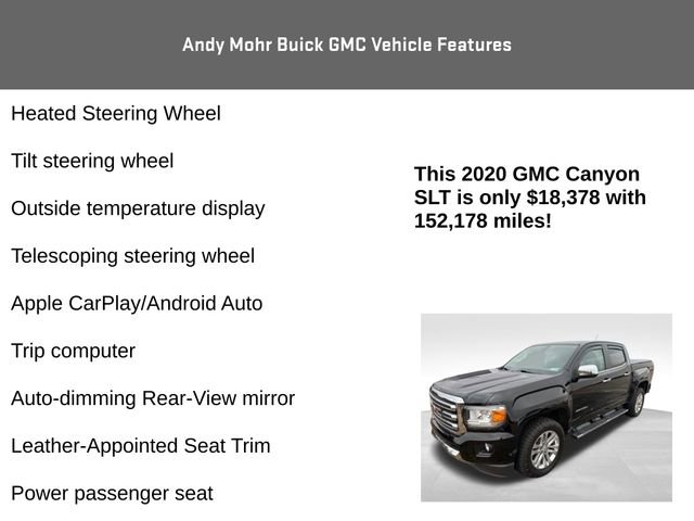 Used 2020 GMC Canyon SLT w/ Driver Alert Package image 12