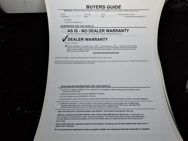 Used 2025 Nissan Kicks Play S FWD image 35
