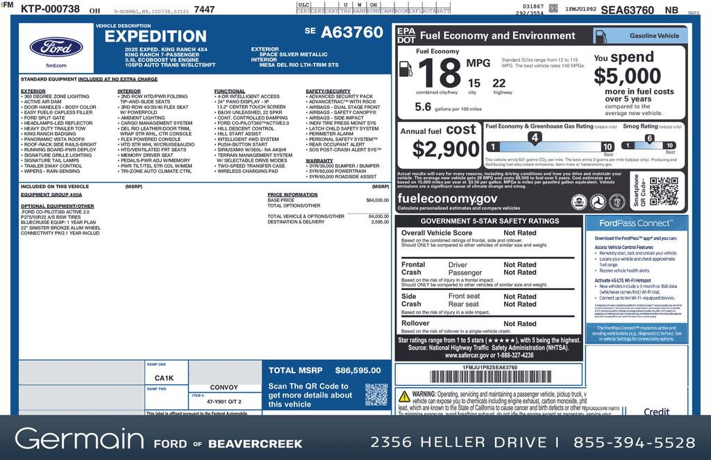 New 2025 Ford Expedition King Ranch image 30