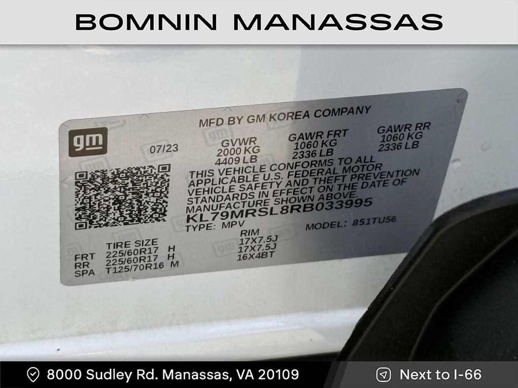 Used 2024 Chevrolet TrailBlazer LT w/ Driver Confidence Package image 30