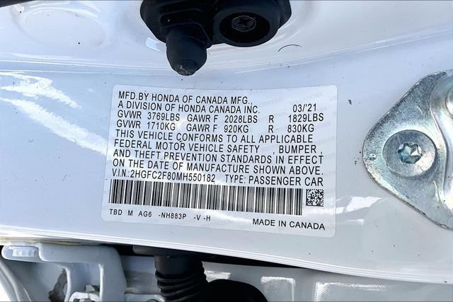 Used 2021 Honda Civic Sport image 18