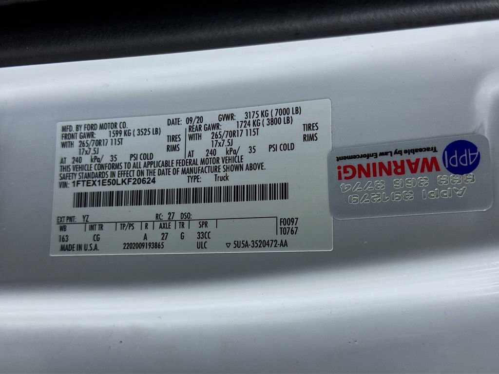 Used 2020 Ford F150 XL w/ XL Power Equipment Group image 35