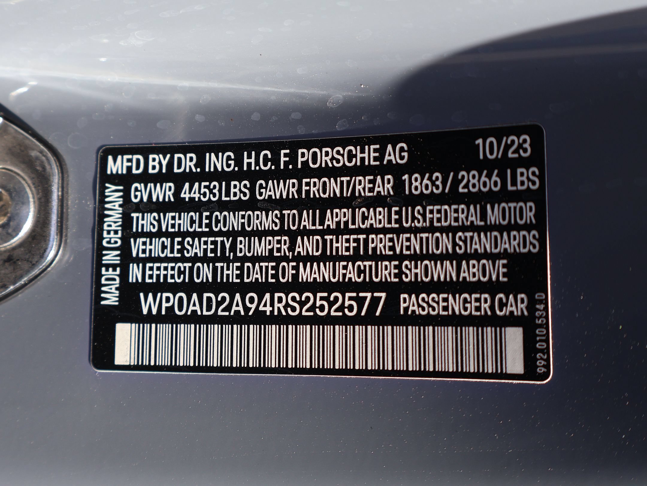 Certified 2024 Porsche 911 Turbo S AWD/4WD image 37