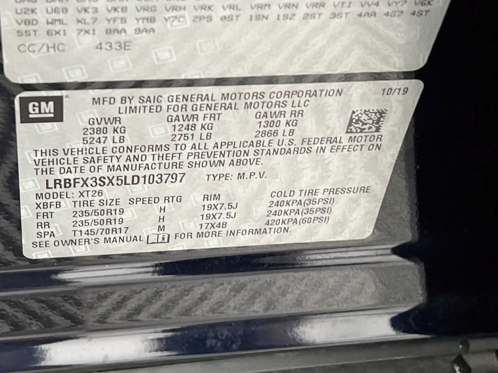Certified 2020 Buick Envision Premium AWD/4WD image 28