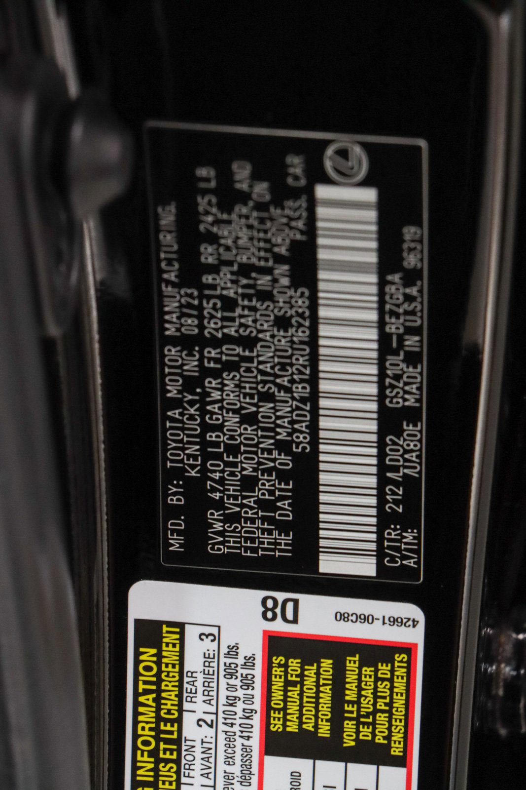 Used 2024 Lexus ES 350 w/ Premium Package FWD image 31