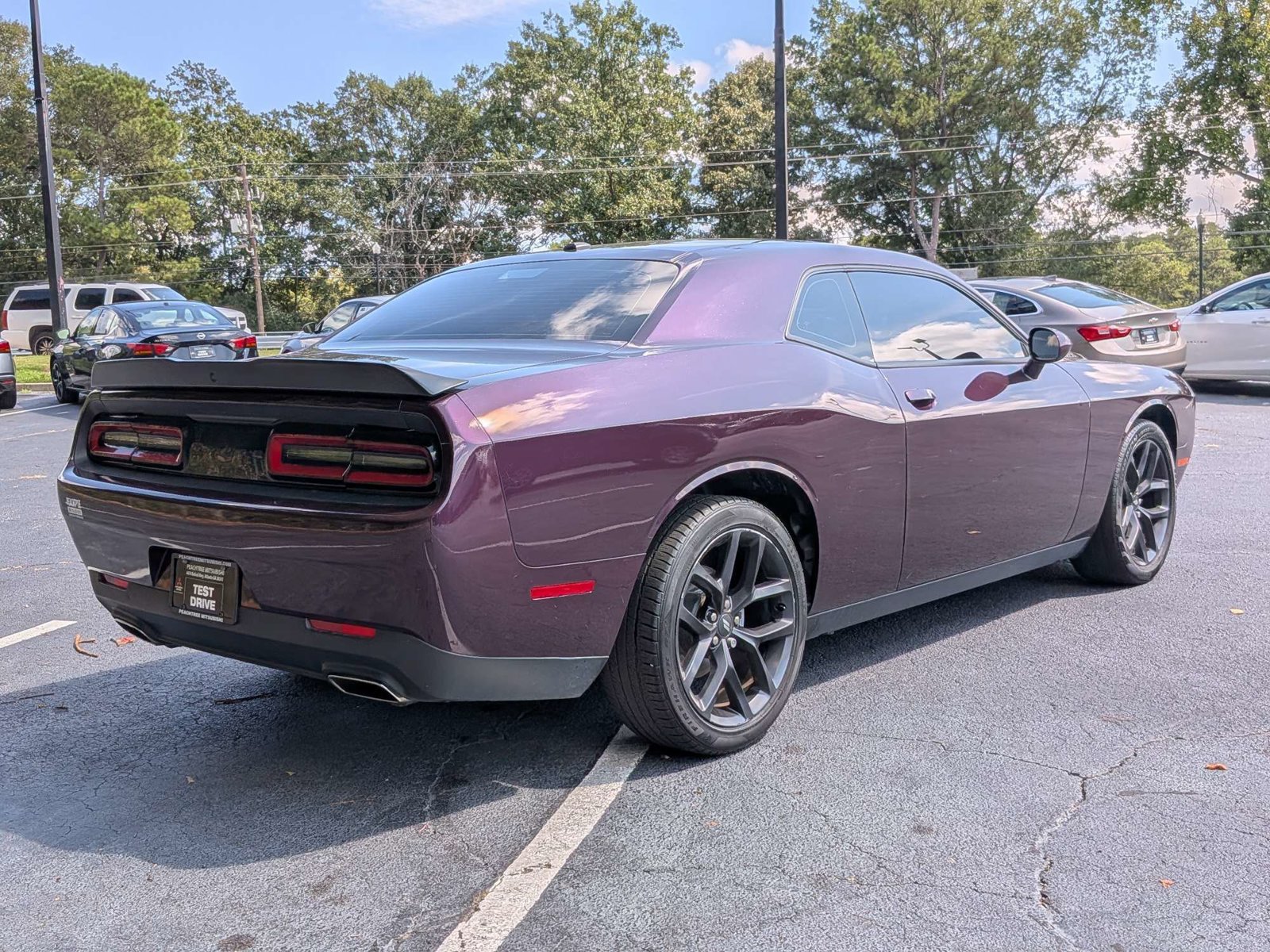 Used 2021 Dodge Challenger SXT w/ Blacktop Package RWD image 4