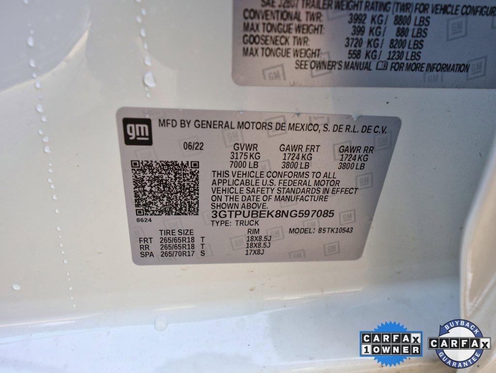 Certified 2022 GMC Sierra 1500 SLE image 32