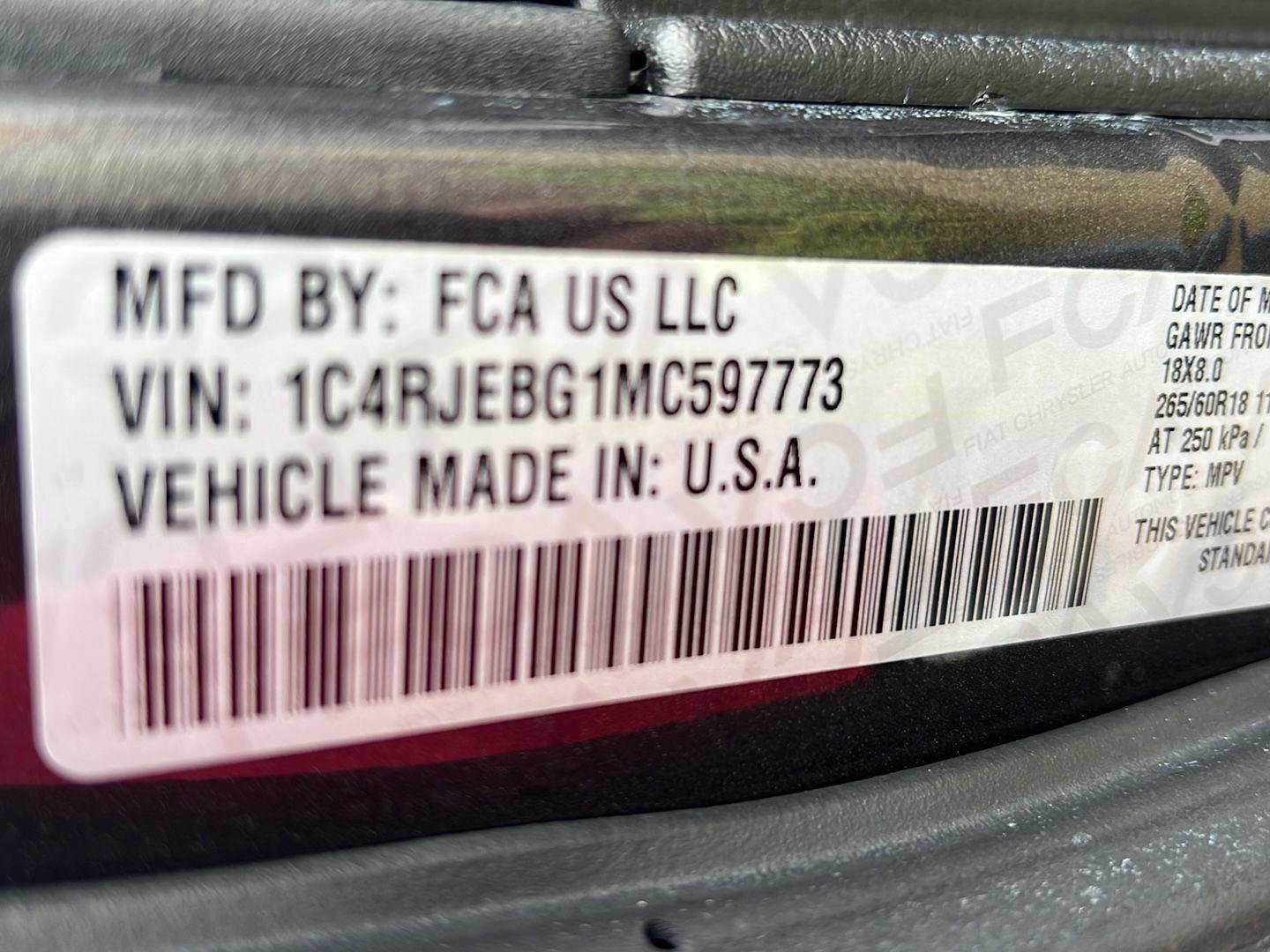 Used 2021 Jeep Grand Cherokee Limited w/ Sun & Sound Group image 45