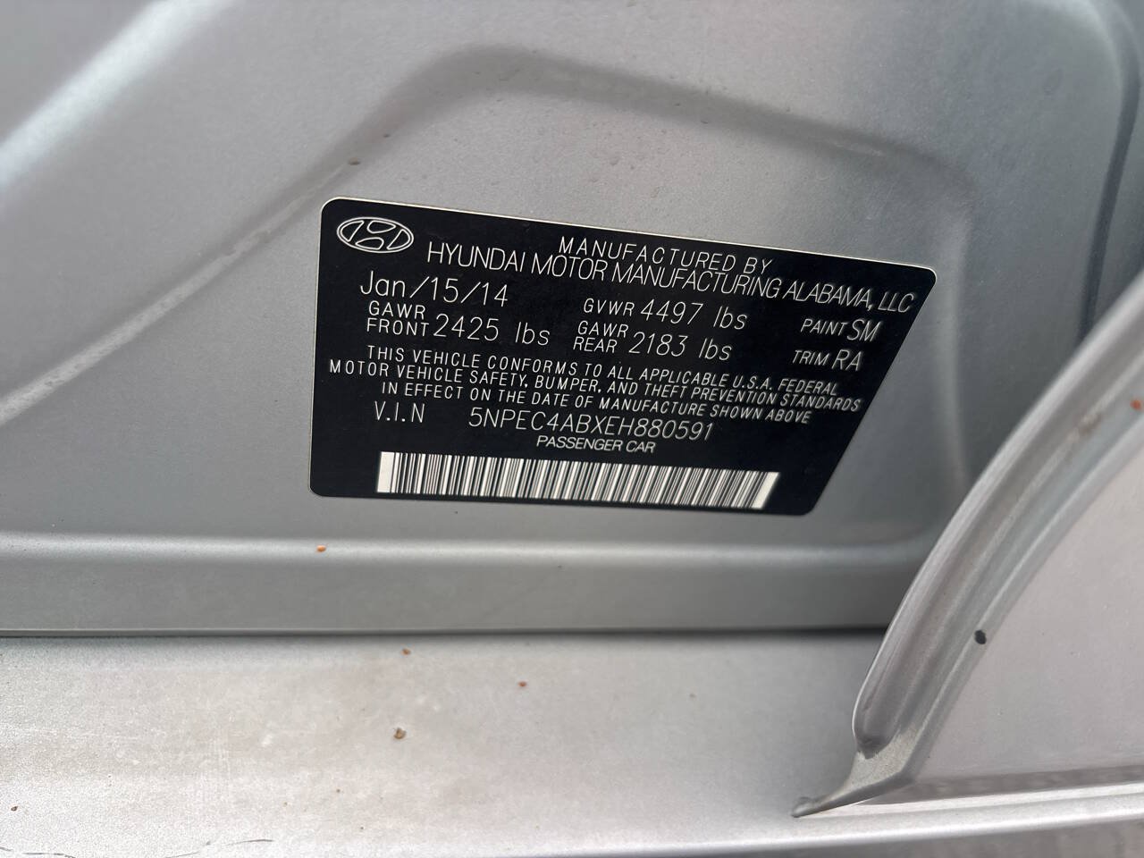 Used 2014 Hyundai Sonata SE w/ Premium Package 03 FWD image 23