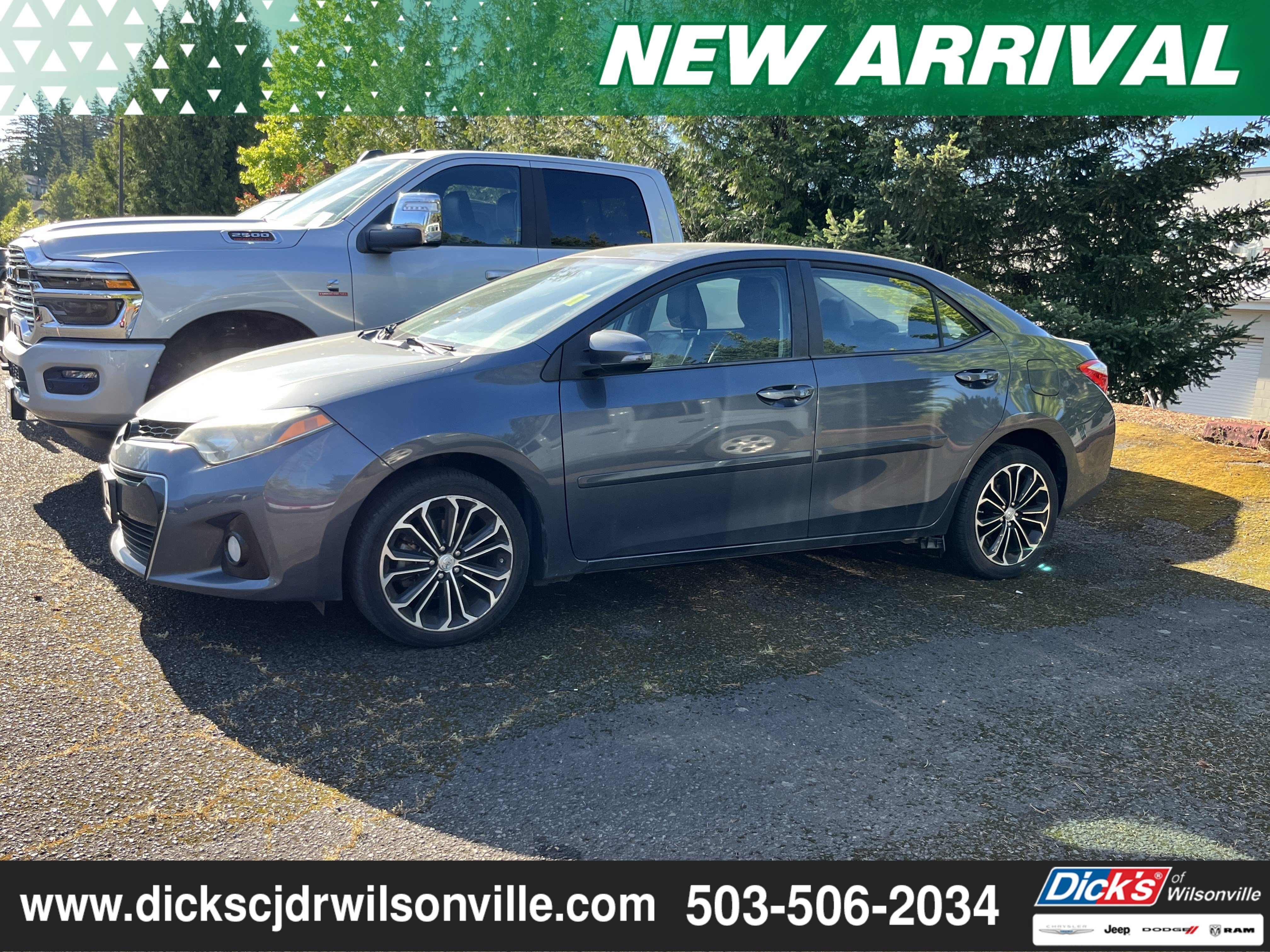 Used 2016 Toyota Corolla S w/ Body Protection Package #1 FWD image 1