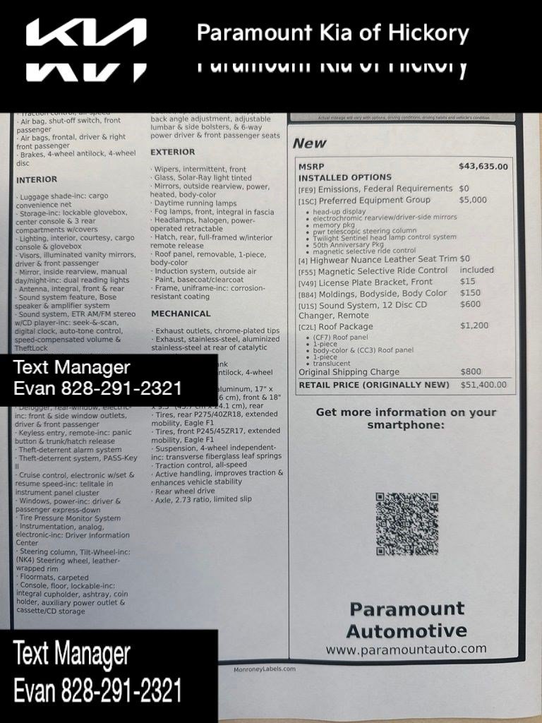Used 2003 Chevrolet Corvette Coupe w/ Preferred Equipment Group RWD image 29