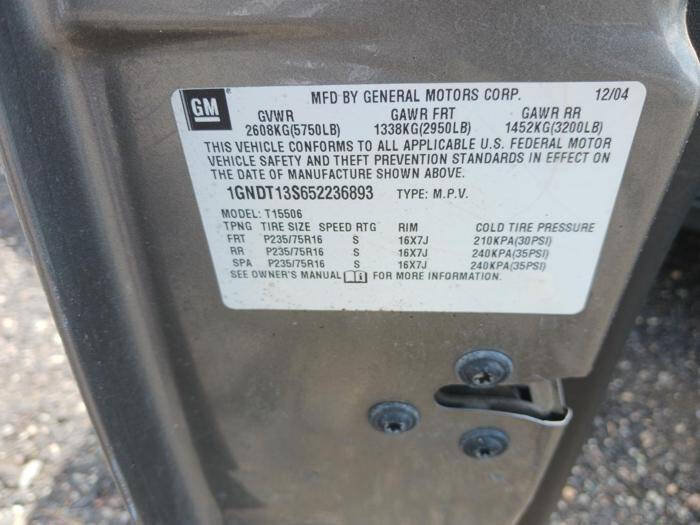 Used 2005 Chevrolet TrailBlazer LS w/ LS Preferred Equipment Group AWD/4WD image 28