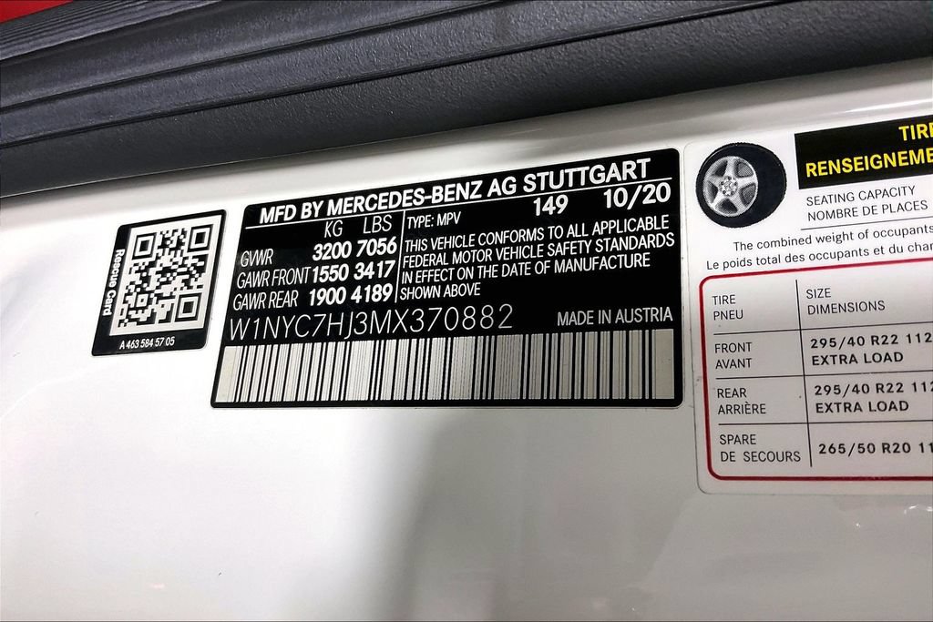 Certified 2021 Mercedes-Benz G 63 AMG 4MATIC image 25