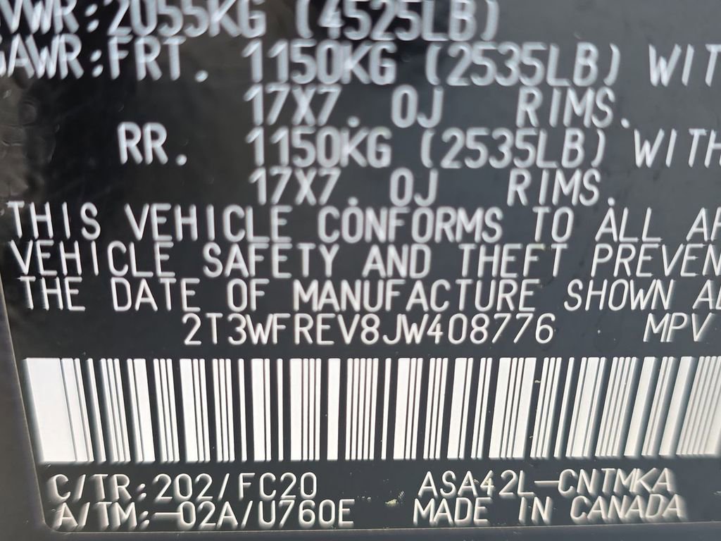 Used 2018 Toyota RAV4 XLE w/ Plus Extra Value Package image 31