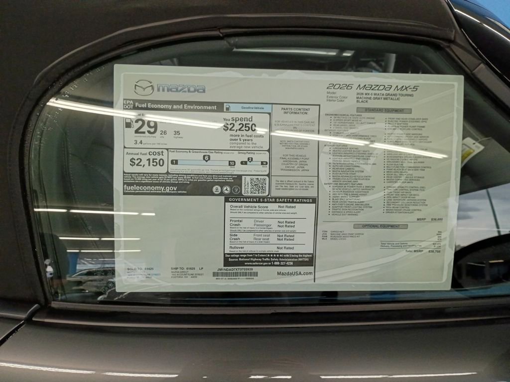 New 2026 MAZDA MX-5 Miata Grand Touring image 7